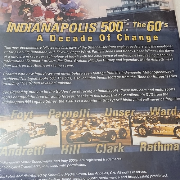 📀 3 for $10 📀 DVD  Indianapolis 500: the 60s - A Decade of Change (2004) - Picture 3 of 6